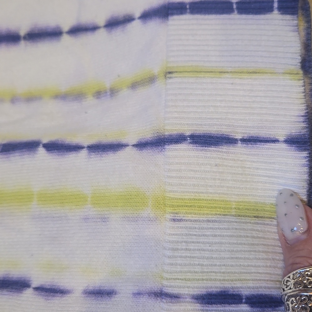 Lululemon Athletica Tie-Dye Purple/Yellow-Green Lightweight Sweater - Picture 3 of 10